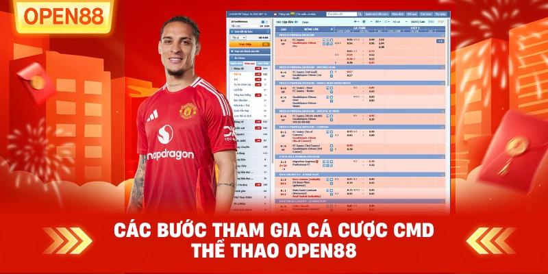 Các bước tham gia cá cược CMD thể thao OPEN88